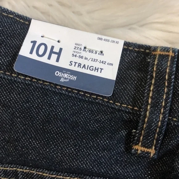 OshKosh B’gosh jeans 10 husky NWT - Picture 3 of 7